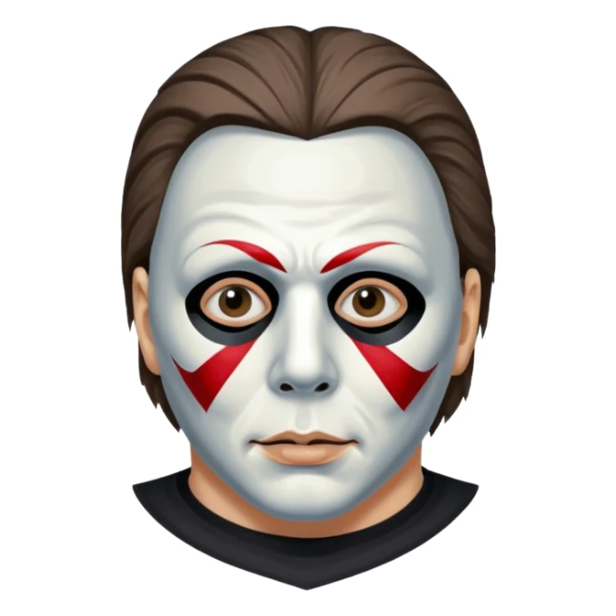 Michael Myers but with the Kiss make up on the mask sticker