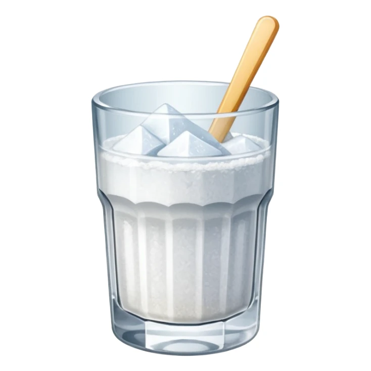 glass of salt emoji sticker
