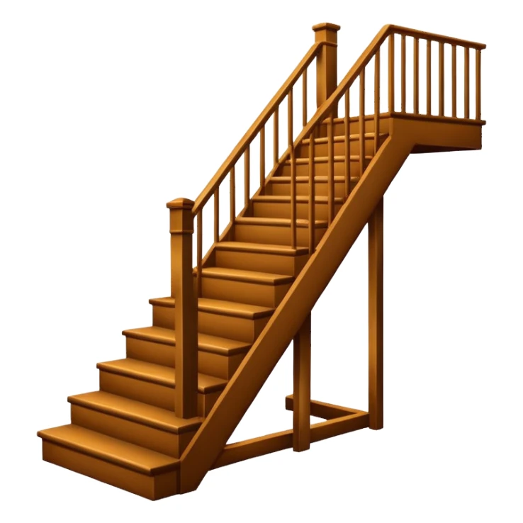 simple home staircase sticker