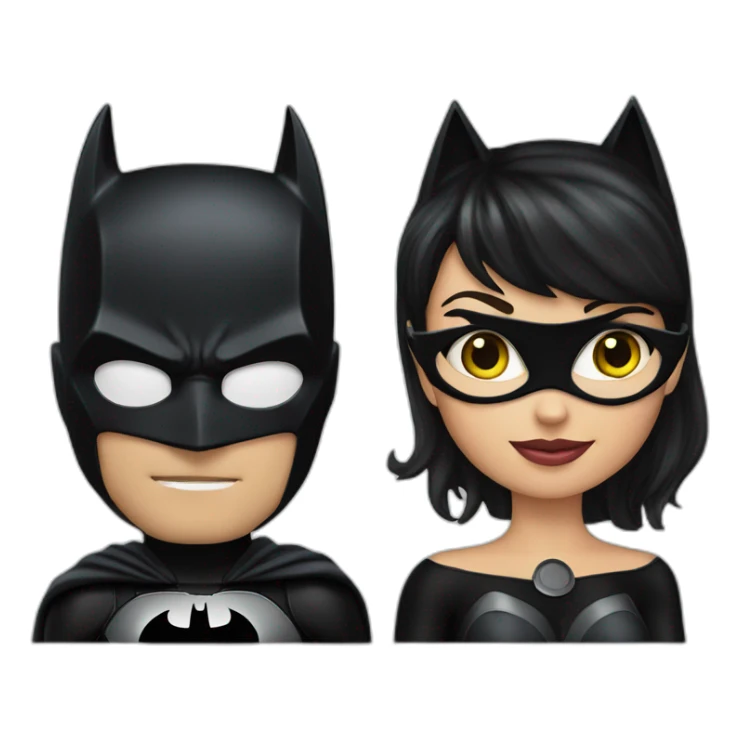 batman and catwoman sticker