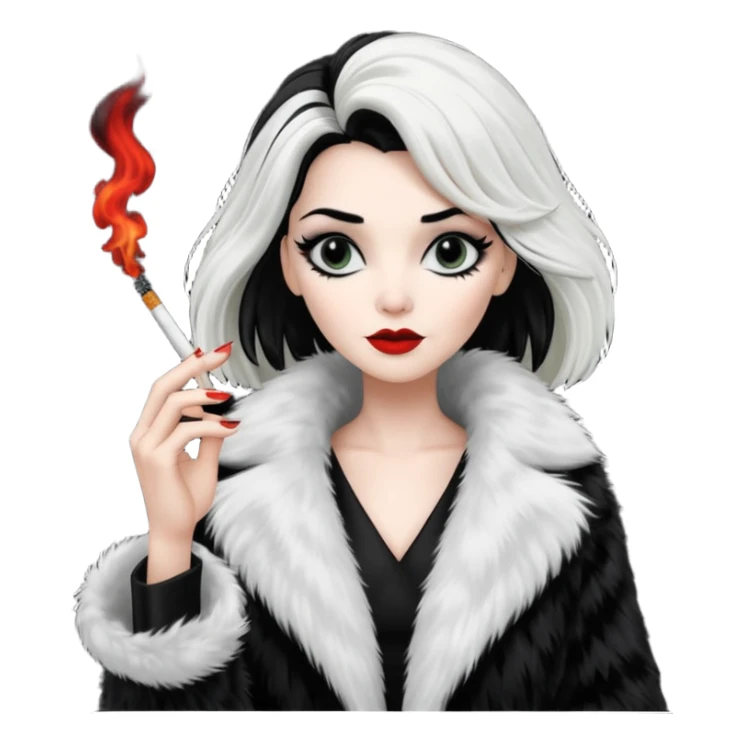 Cruella de vil whole body sticker