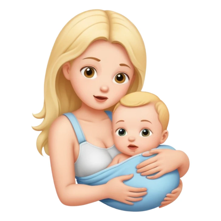 breastfeeding baby sticker