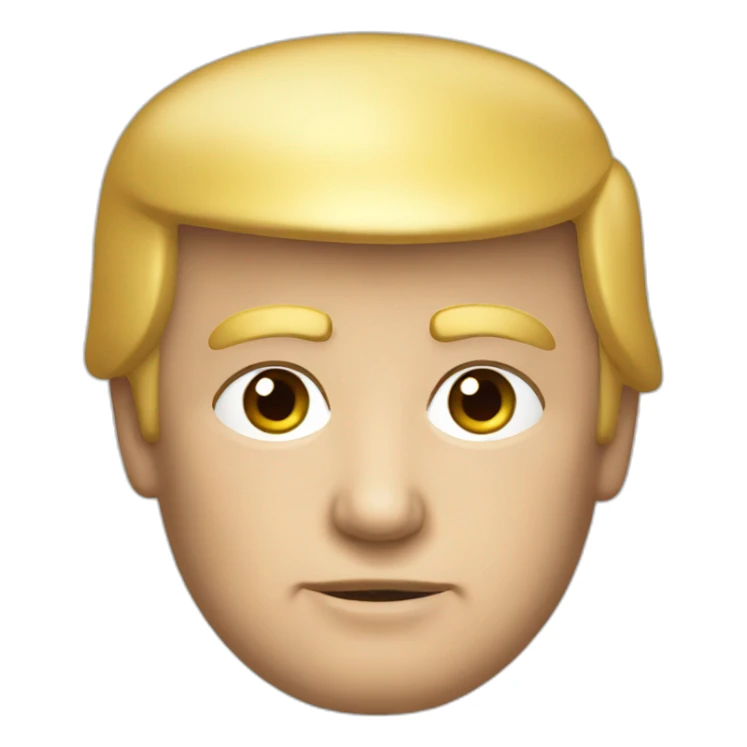 Donald trump china face sticker