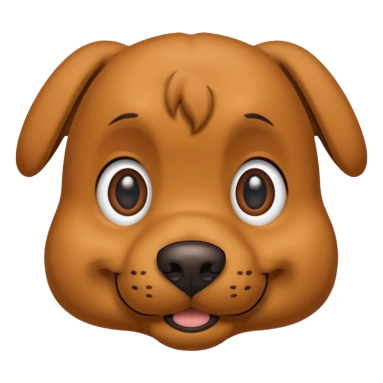 the face of the dog scooby doo sticker