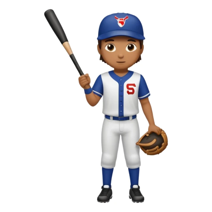 JUGADOR DE BASEBALL CUERPO COMPLETO sticker