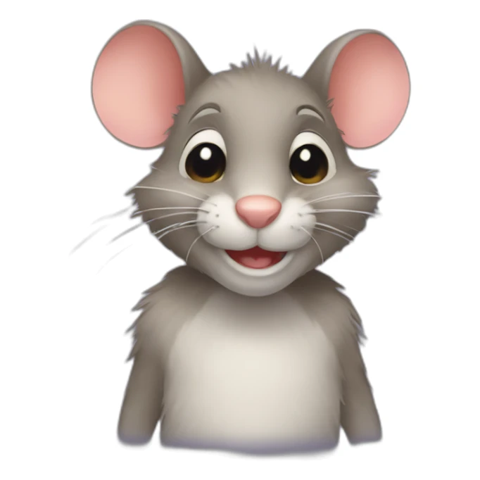 Anthropomorphic Furry mouse sticker