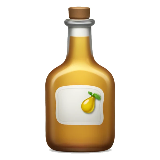 bottle of vinegar sticker