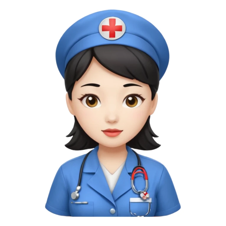 BUSTY ASIAN NURSE Katarina nsfw sfw sticker
