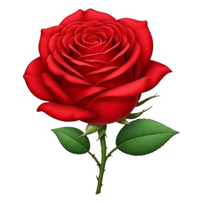create a emoji of rose  sticker