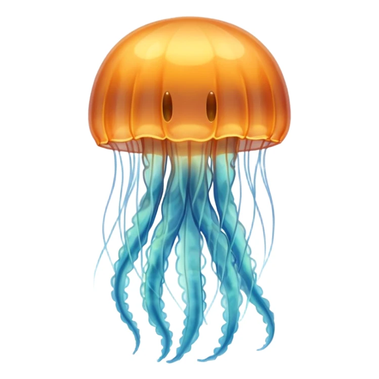 soul with the outline of a jellyfish sticker