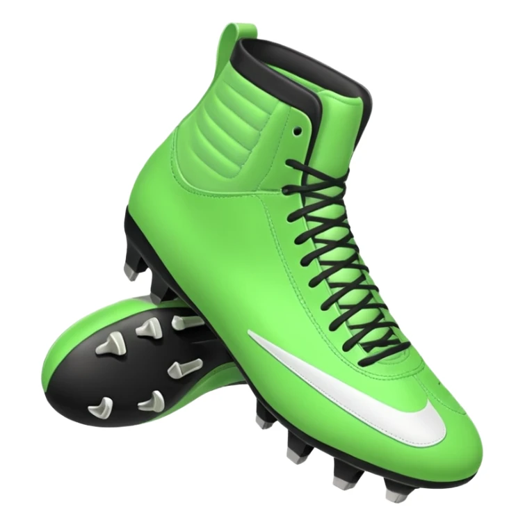 Light green Football boots sticker