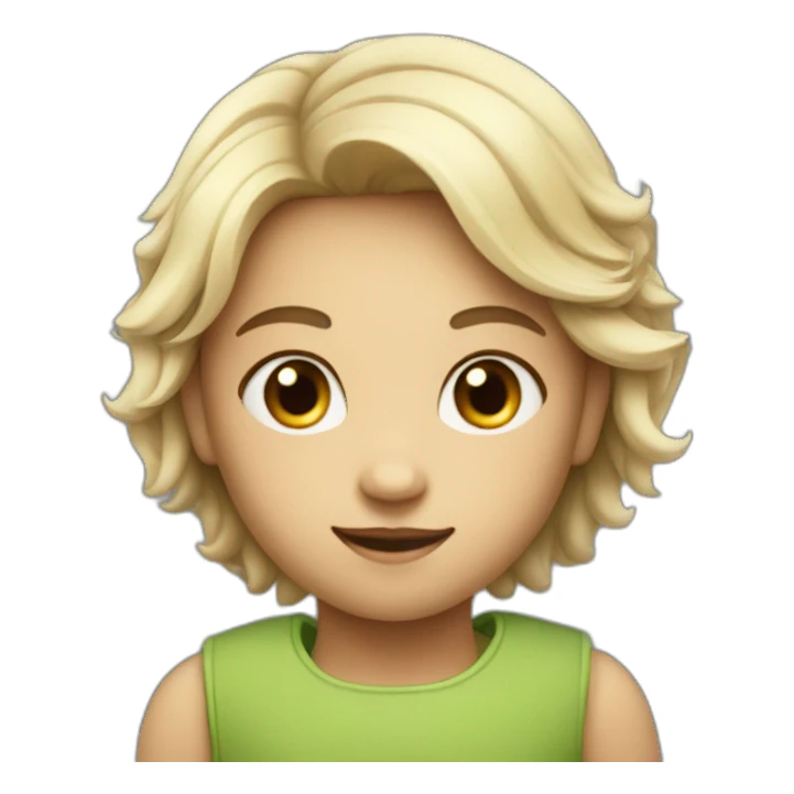 The child of an android and an apple phone sticker