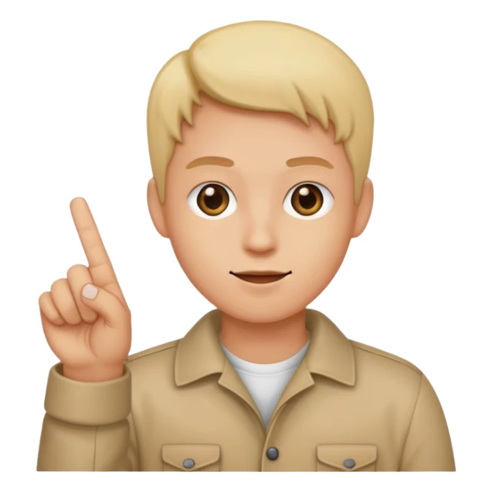 person hold up middle finger sticker