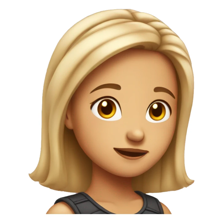 girl on her birthday  sticker