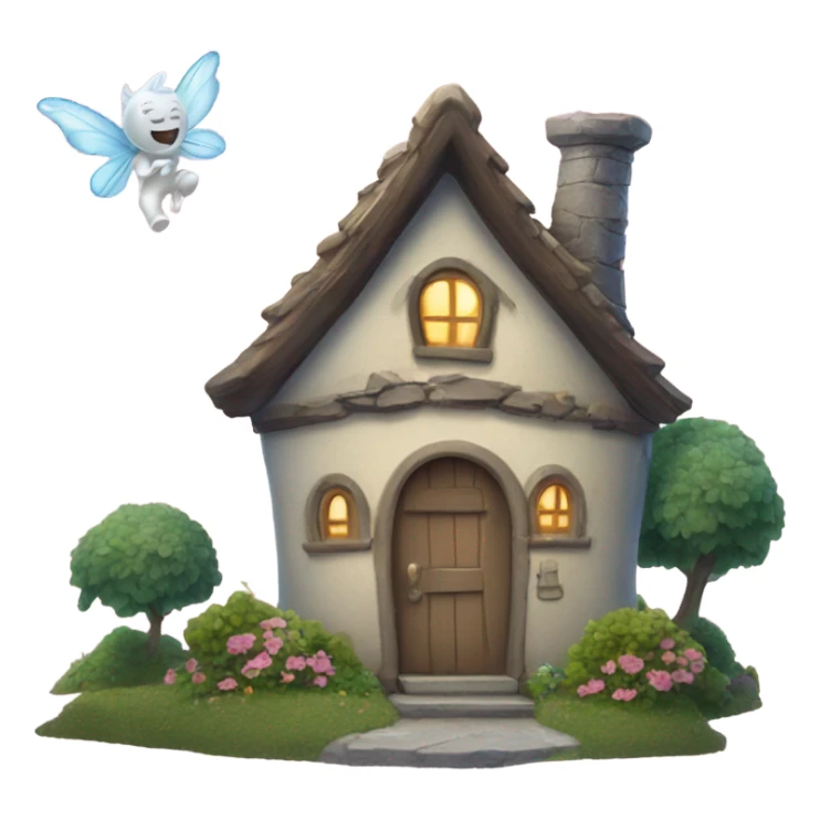 Tooth fairy’s house sticker