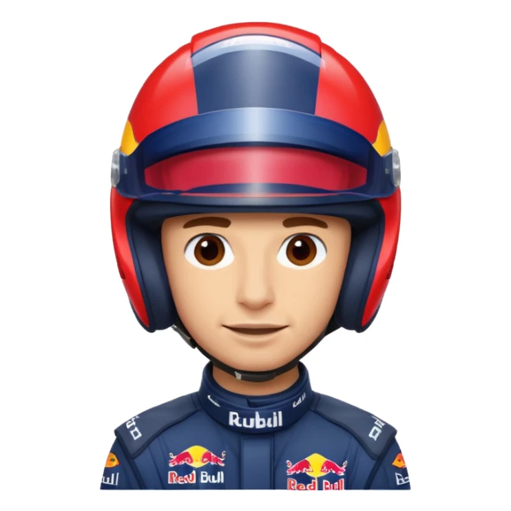 Red bull driver full face covers only helmet invisible f1  sticker