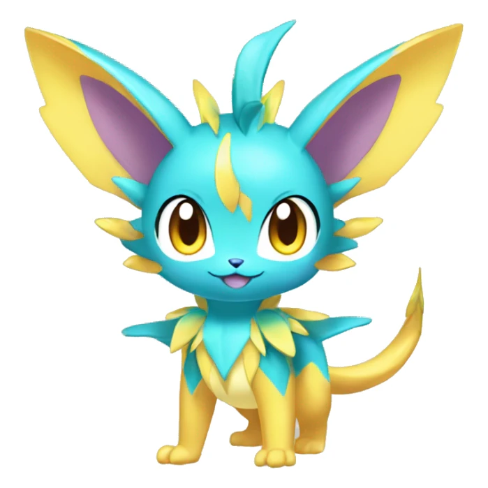 Batch of Shiny Colorful Sparkle-Fakémon-Pokémon-Adoptables Full Body sticker