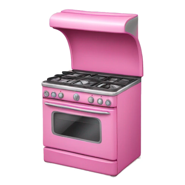 Pink stove  sticker