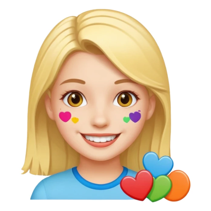 Stikers of girl sticker