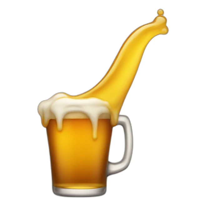 liquid beer sticker