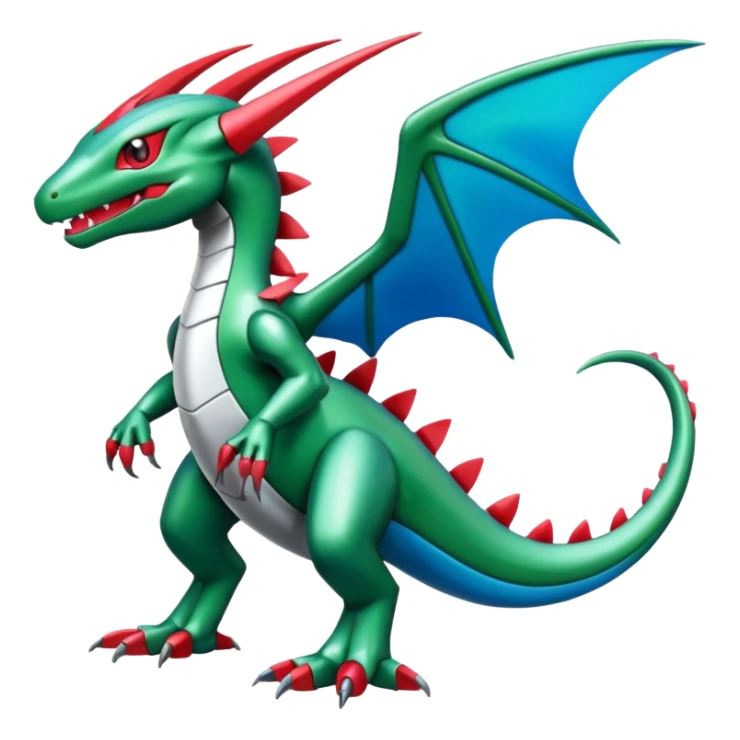  Cool Shiny Digimon-Fakemon-Grovyle-Salamence-Flygon-Mecha full body sticker