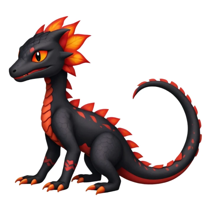Salandit-Salazzle-Litten-Hybrid (Full body) sticker