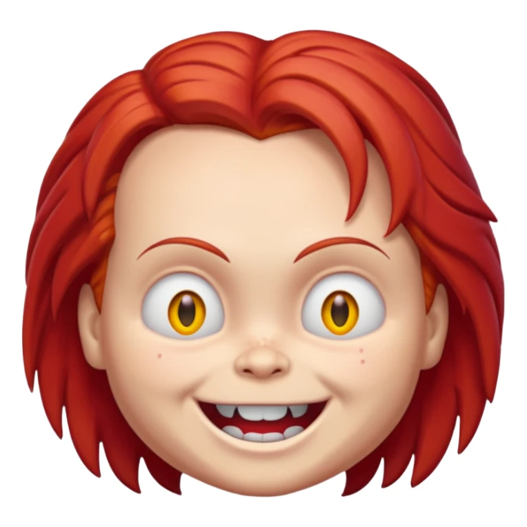 Un emojin de chuky sticker