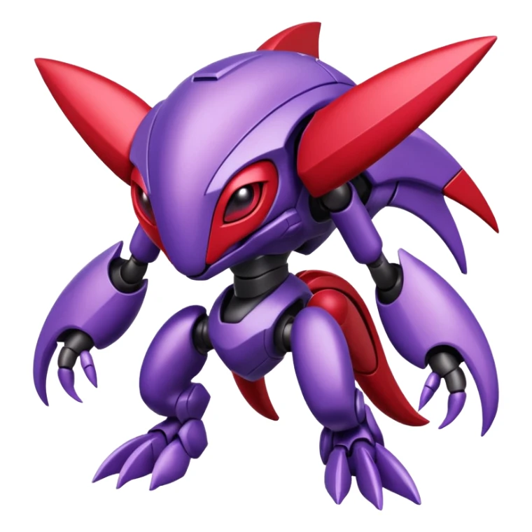 Miraidon-Genesect-Pokémon-Fakémon-hybrid-creature sticker