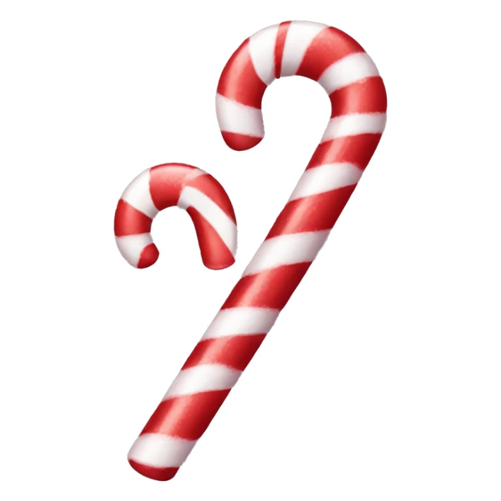 Candy cane sticker