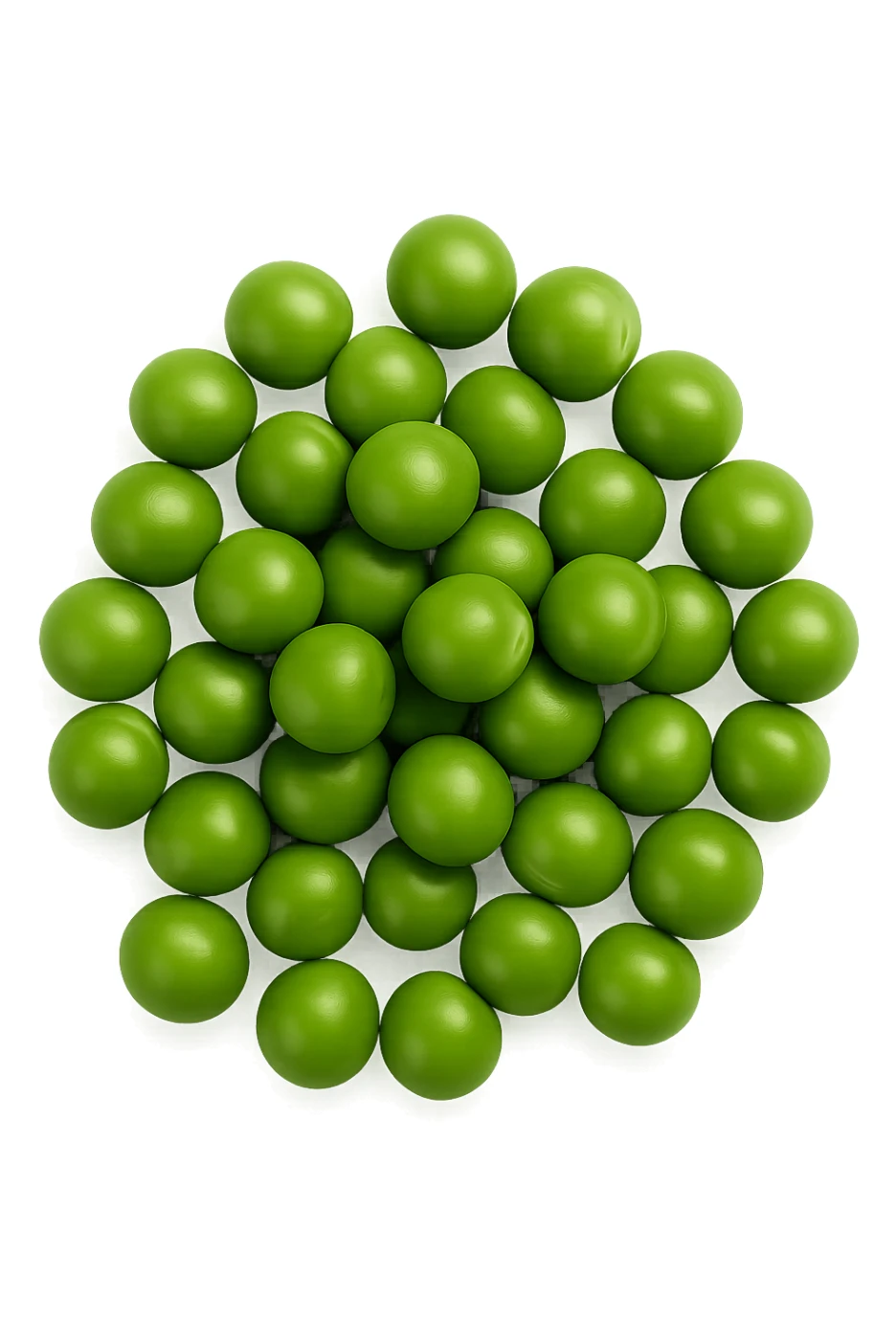 piselli visti dall'alto sticker