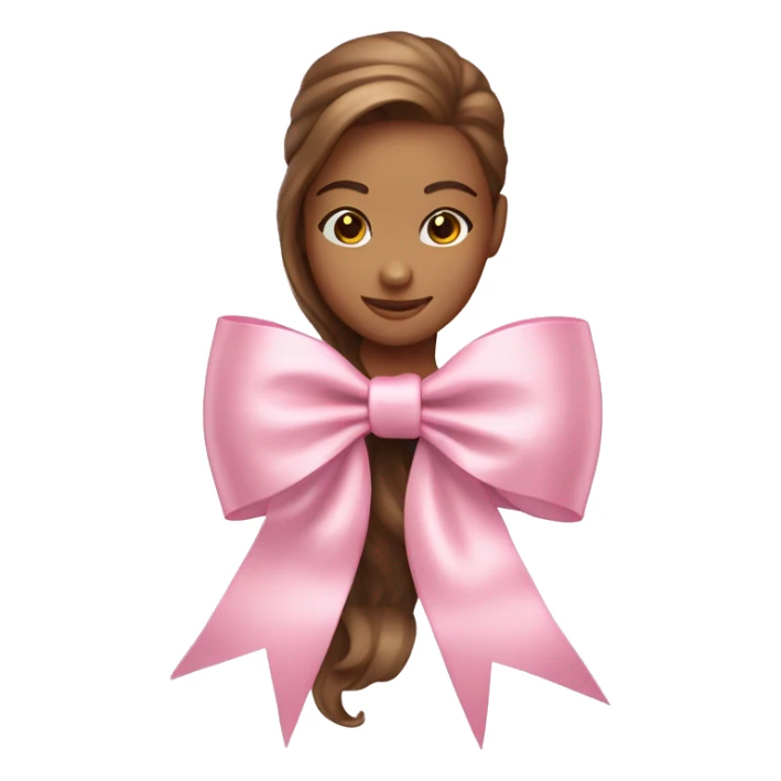 light pink coquette bow ribbon sticker