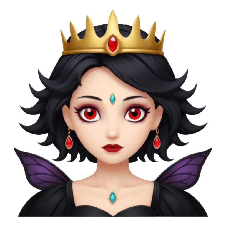 Dark fairy queen – Black gown, red eyes


























 sticker