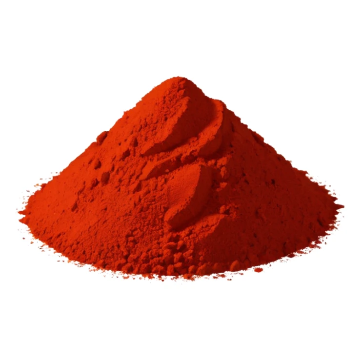 powder of red chili sticker