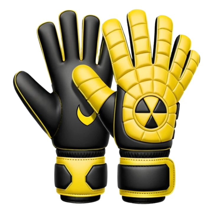 Football goalkeeper gloves sticker