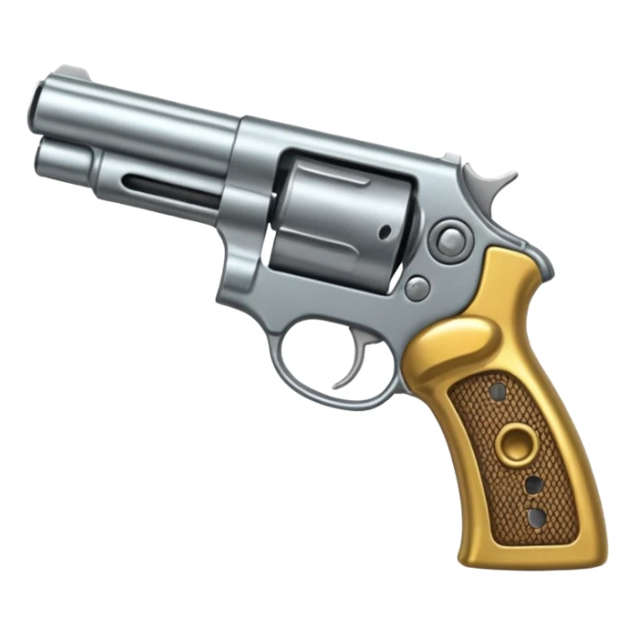 Mouth open with gun on it sticker