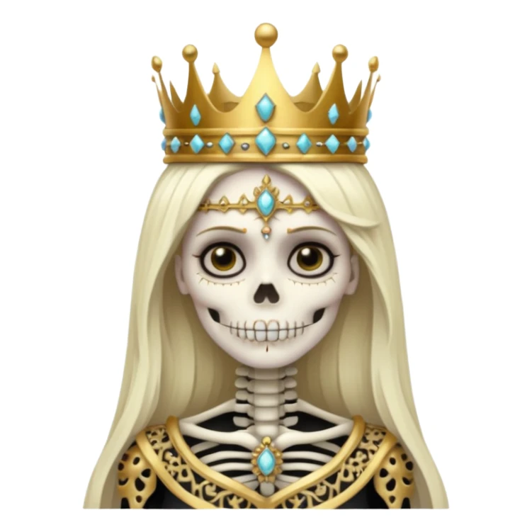 skeleton quen sticker