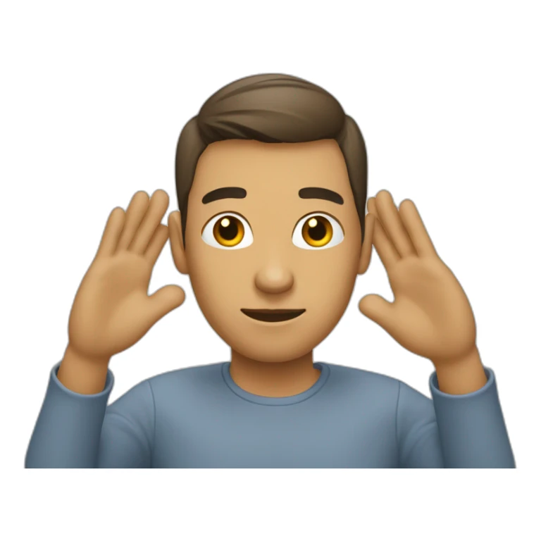 Personne qui hausse les épaules  sticker