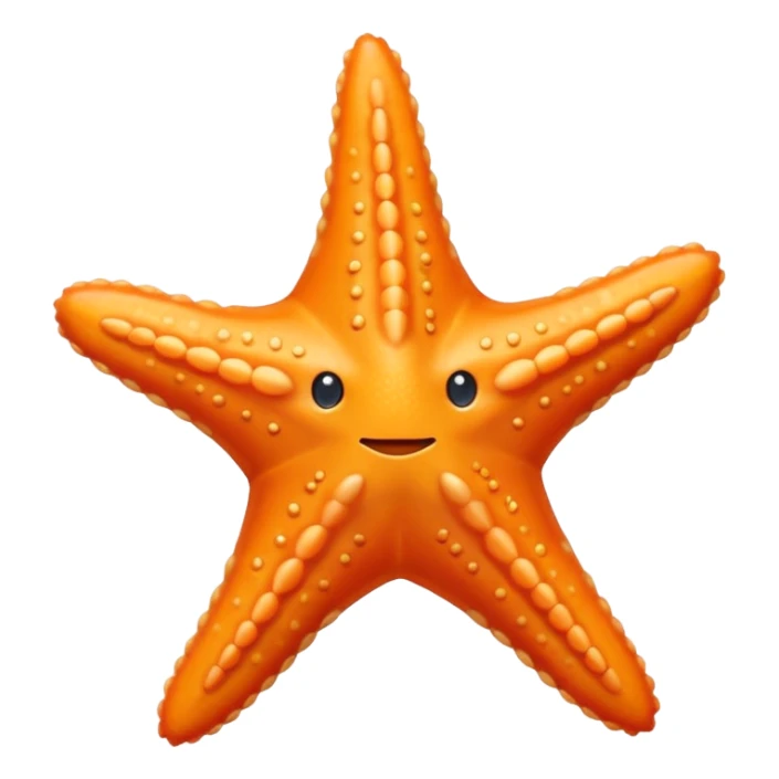 starfish with no eyes or mouth sticker