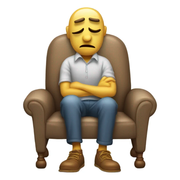 Lazy and angry and sad and side sticker