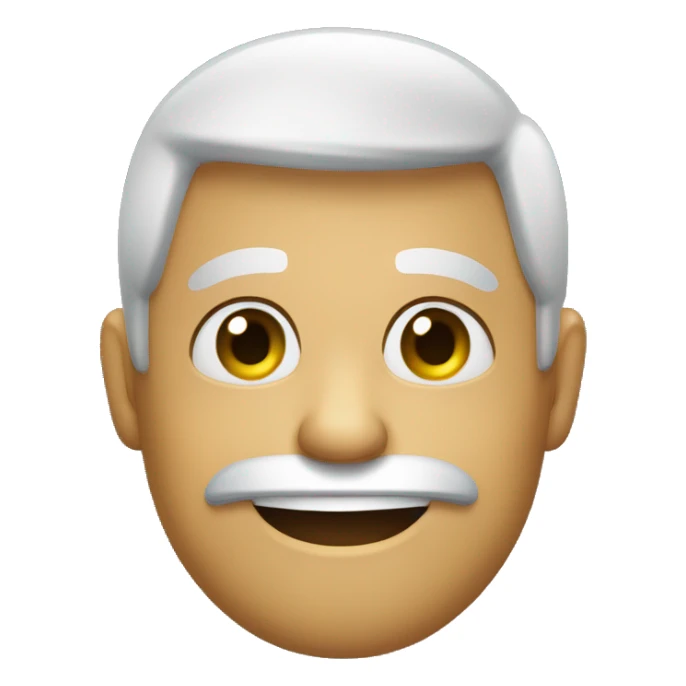 rosto metade feliz e metade triste sticker