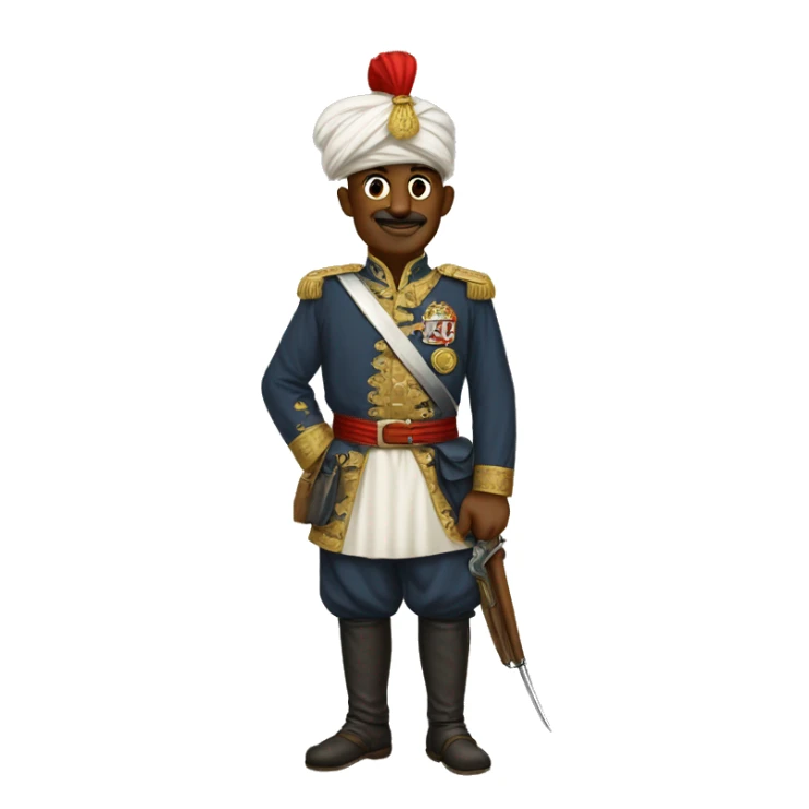 A full-length recruit of the Ottoman Empire sticker