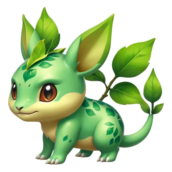 Shiny Exotic Bulbasaur-Leafeon-Bayleaf-Hybrid-Creature sticker