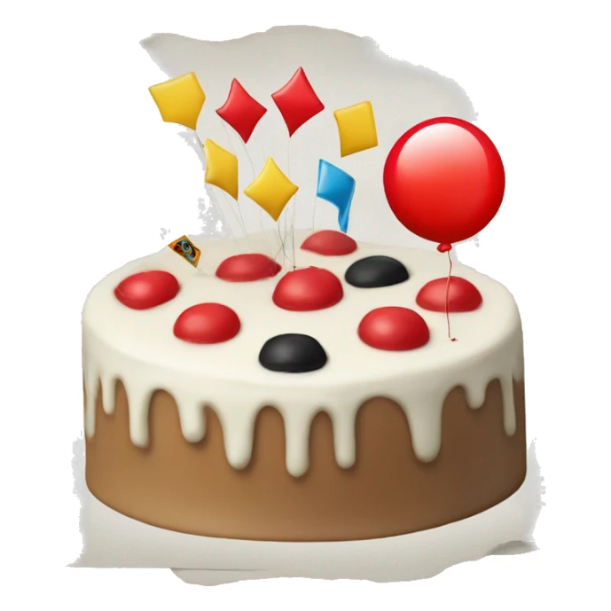 uno card with "+32" sign and birthcake in the center sticker