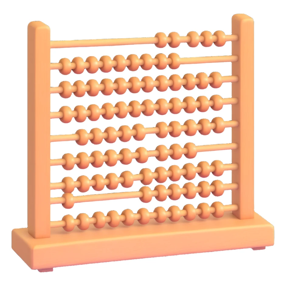 ancient abacus sticker