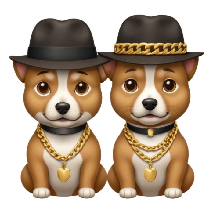 New York gangster dogs  sticker