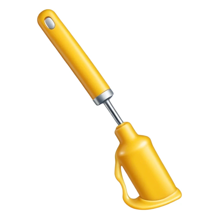 Wax applicator for hair removal with yellow wax sticker