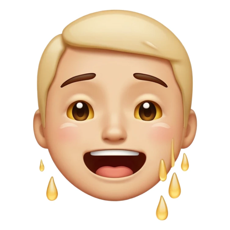 Emoji who cries and laughs at the same time sticker