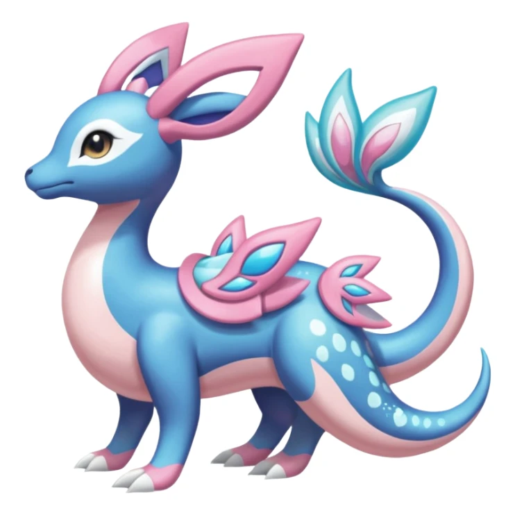 Meloetta-Lapras-Amaura-Sylveon-Dialga-Suicune-fusion sticker