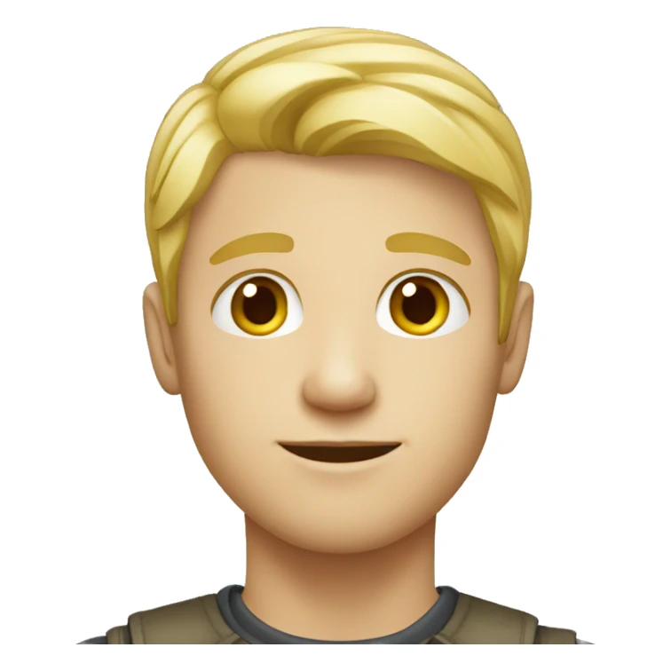 Blonde-Male-Young Adult sticker