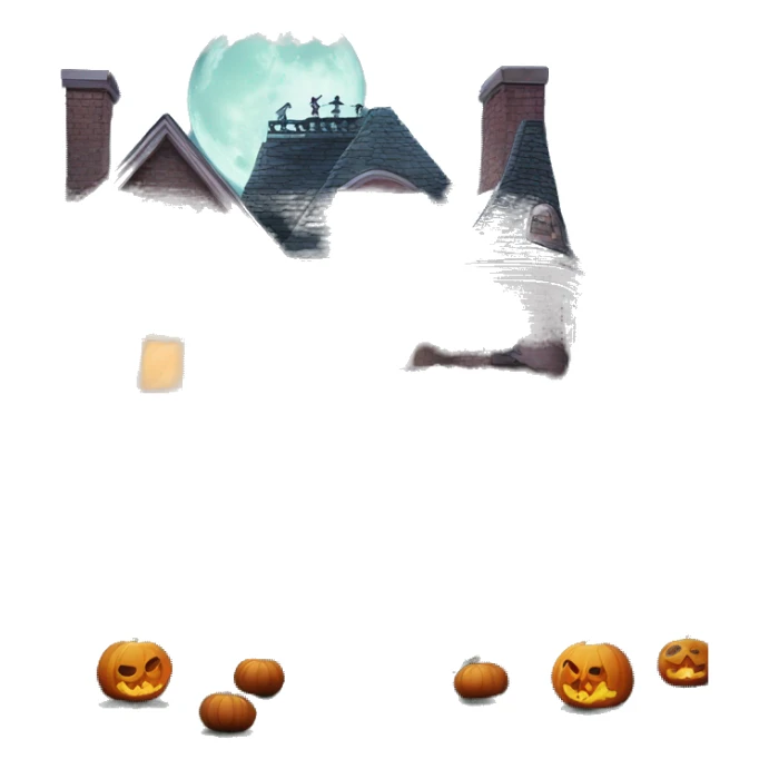 Barbie’s very old run-down frightening dangerous ghost-ridden haunted dream mansion nightmare scenario full harvest moon  sticker